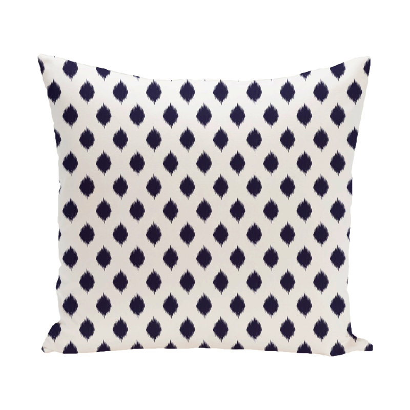 e by design Geometric Print Outdoor Square Pillow Cover and Insert & Reviews Wayfair